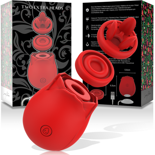 Stimulateur clitoridien à 2 têtes