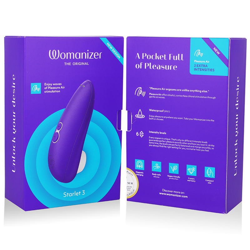 WOMANIZER Starlet 3 – Stimulation Douce et Technologie Air Pulse