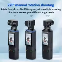 4K Action Cam – Caméra Sport & Vlog Rotative 270°