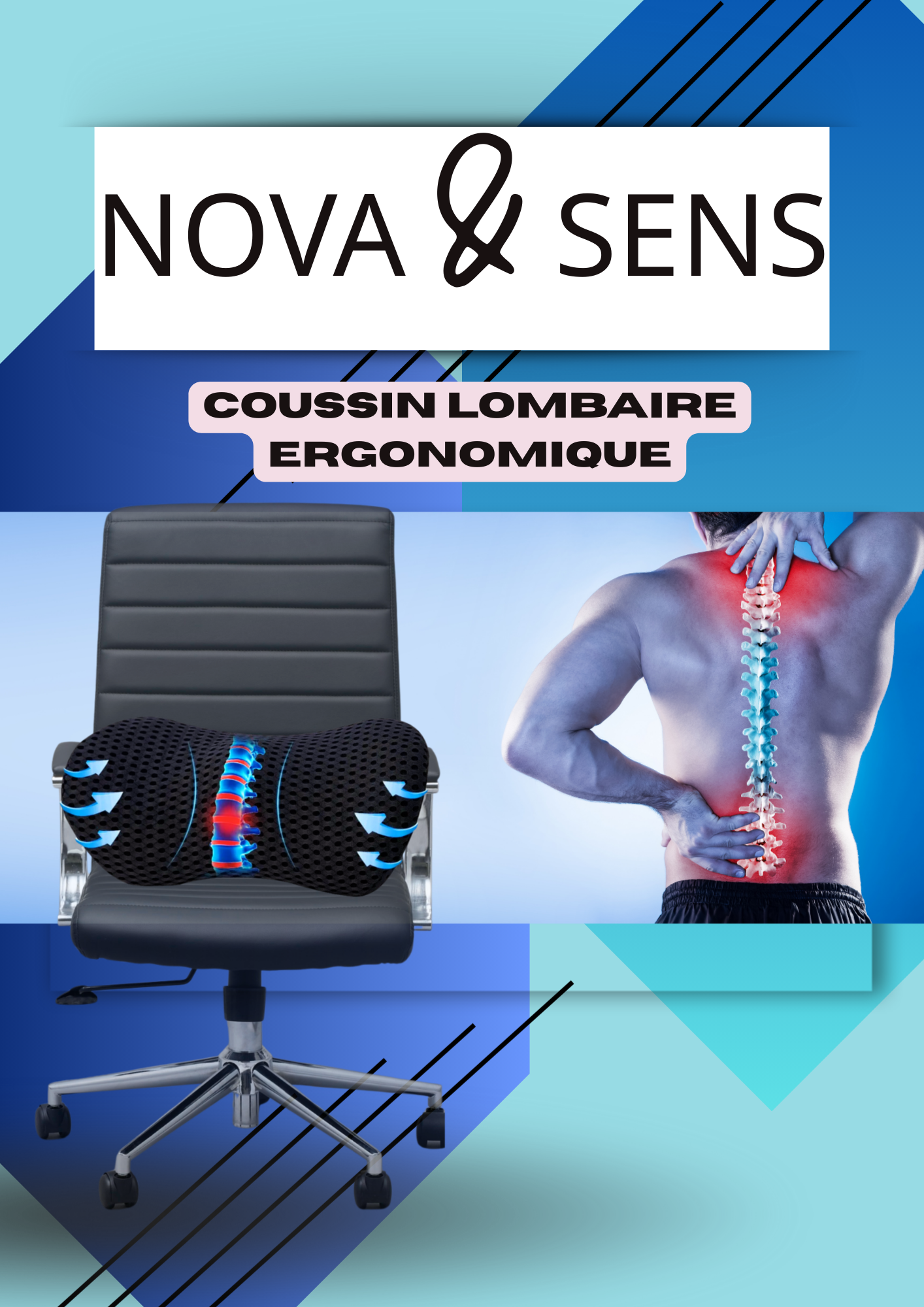 Coussin Lombaire Ergonomique