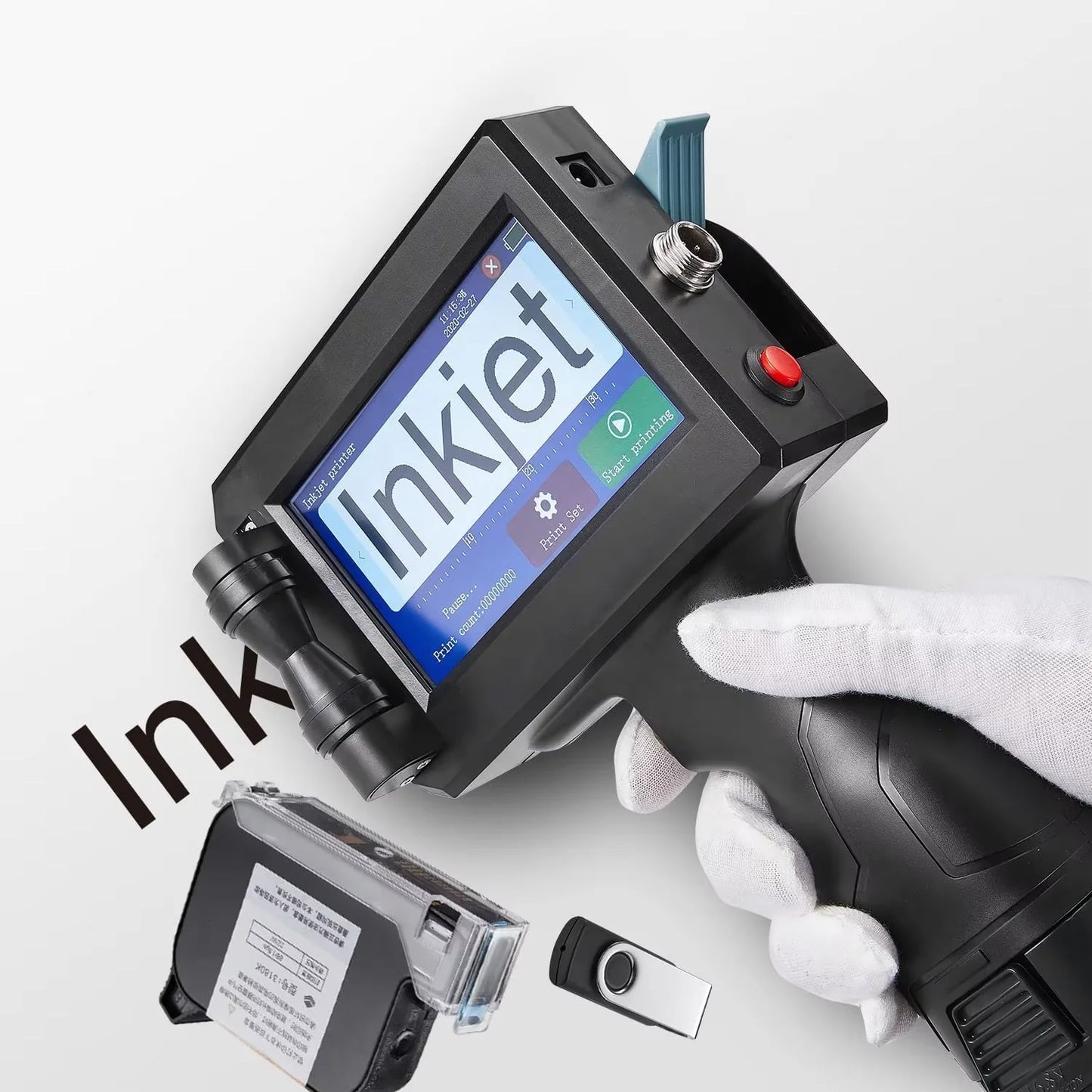Mini Imprimante Jet d’Encre Portable