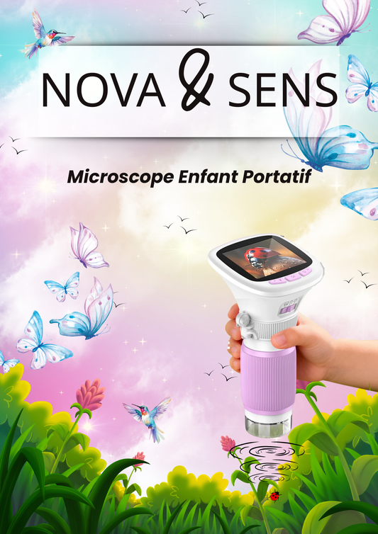 Microscope Enfant Portatif – Écran HD