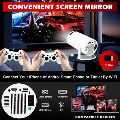 P90 MAX Vidéo projecteur gaming 4K + 19000 jeux