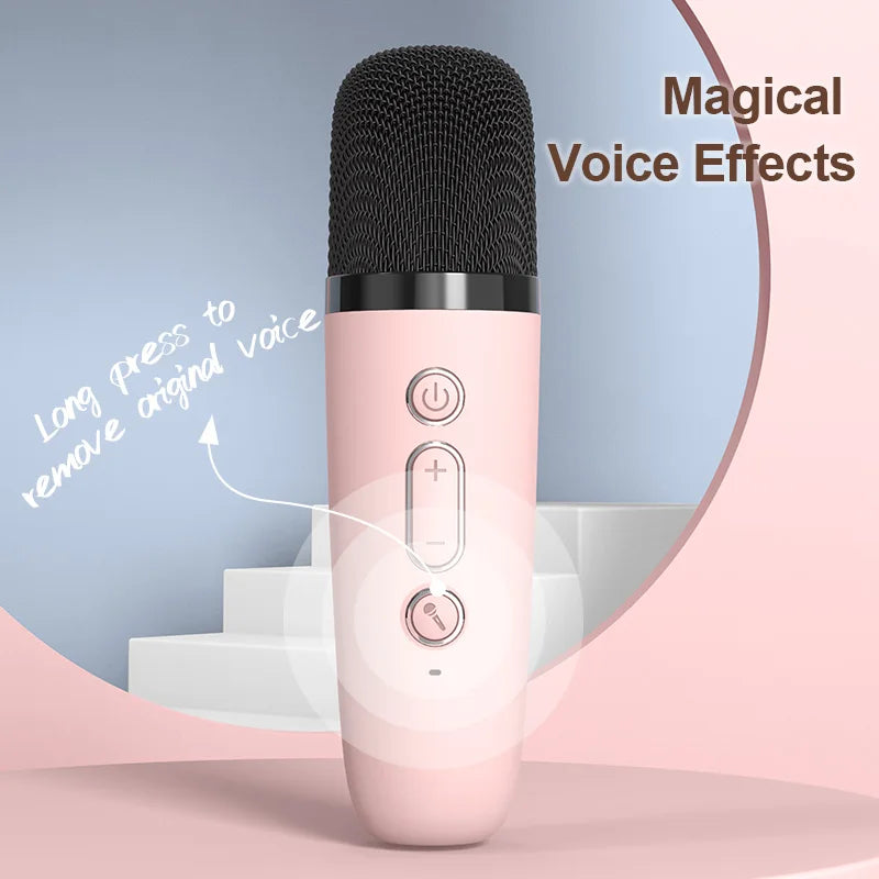 Mini Enceinte Karaoké Portable – Bluetooth Cartoon + Micro Set
