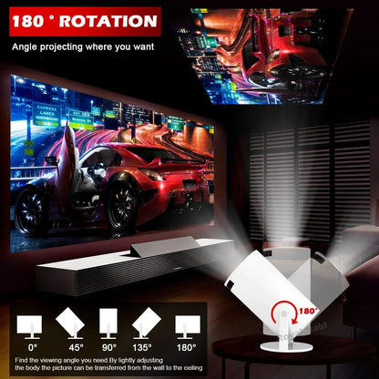 P90 MAX Vidéo projecteur gaming 4K + 19000 jeux
