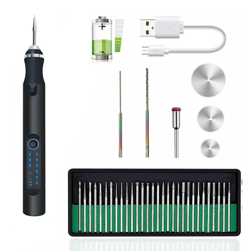 Stylo Graveur Électrique Rechargeable