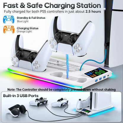 Station Multifonction pour PS5 / PS5 Slim / PS5 Pro