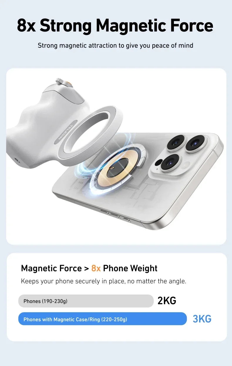 Poignée magnétique Bluetooth pour iPhone photo & vidéo