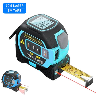 Mètre Laser 3-en-1 Professionnel