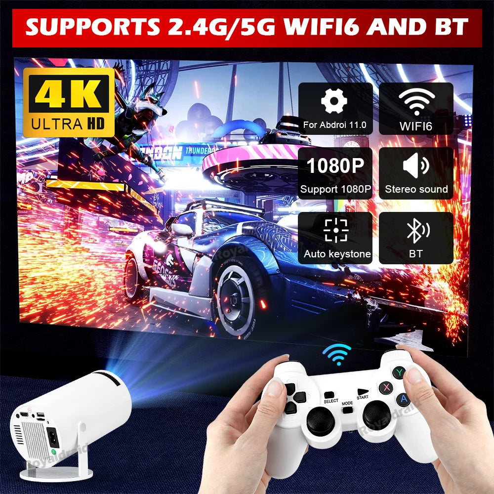P90 MAX Vidéo projecteur gaming 4K + 19000 jeux