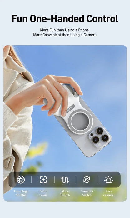 Poignée magnétique Bluetooth pour iPhone photo & vidéo