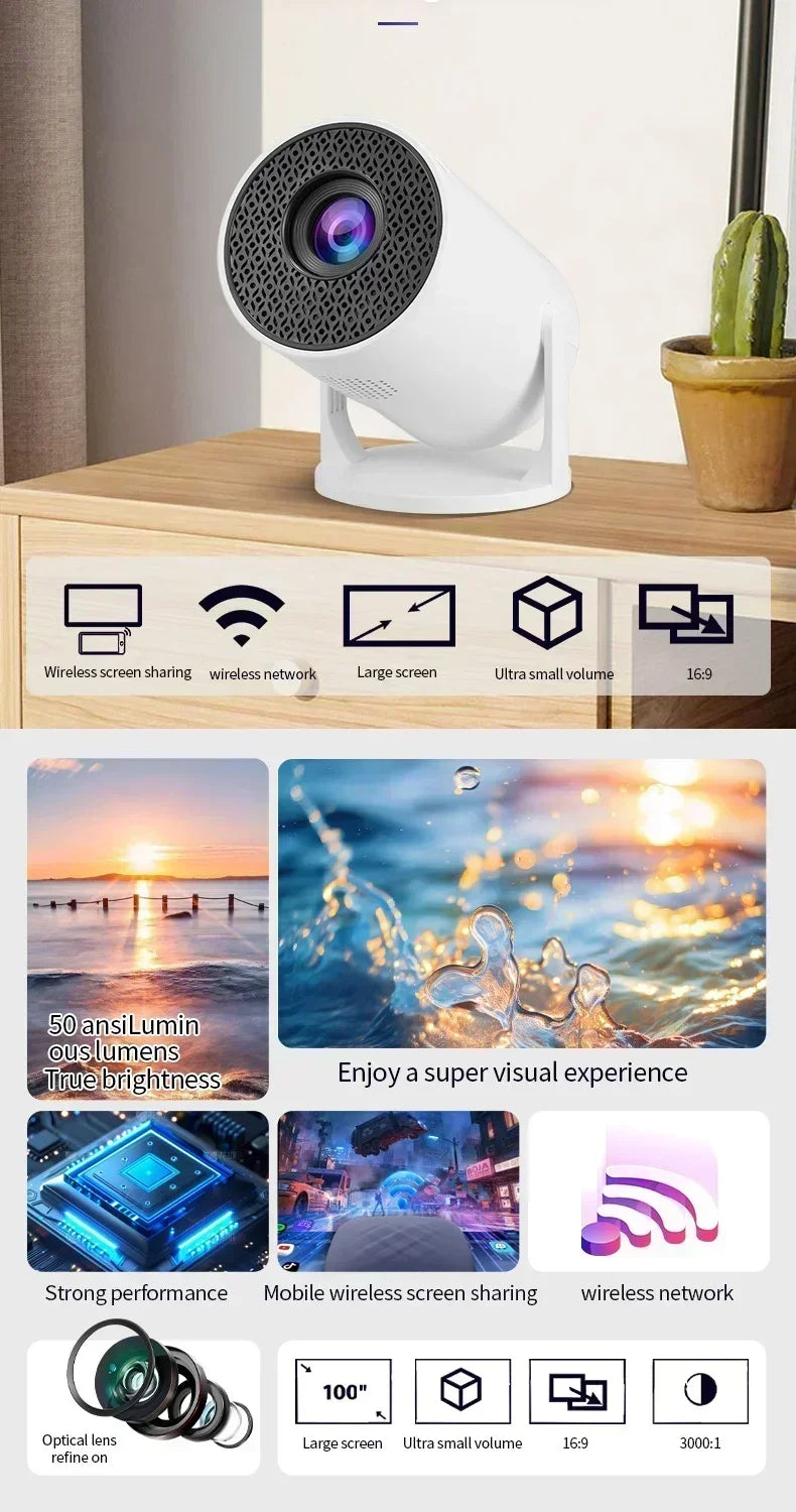 Projecteur Portable HY300 – 1080P HD