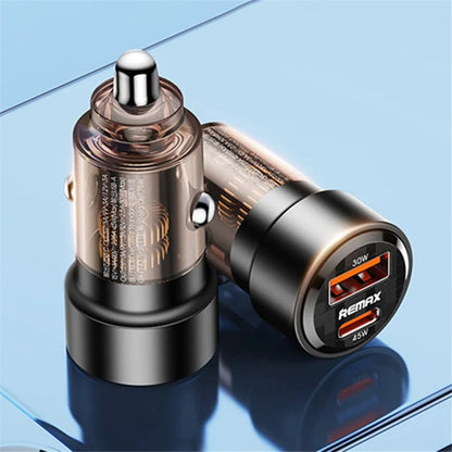 Chargeur voiture rapide 75W – Walking Fast Car Charger (USB-A + USB-C)