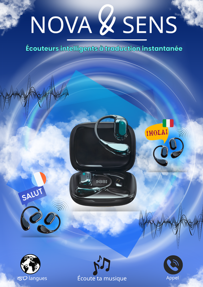 Écouteurs intelligents à traduction instantanée V16 et V18