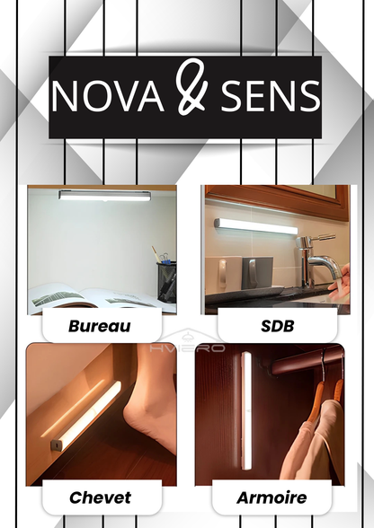 Lampe LED Sans Fil à Détection de Mouvement