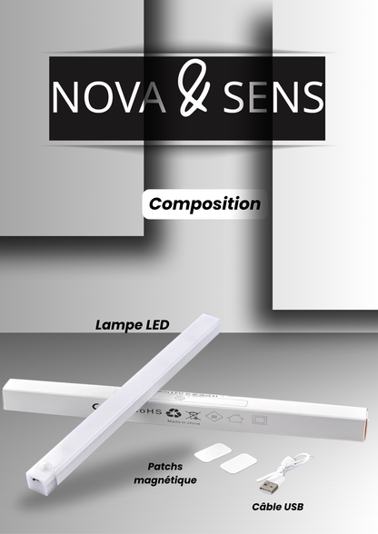 Lampe LED Sans Fil à Détection de Mouvement