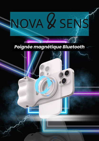 Poignée magnétique Bluetooth pour iPhone photo & vidéo