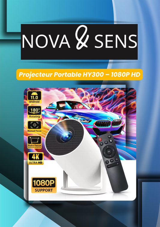 Projecteur Portable HY300 – 1080P HD