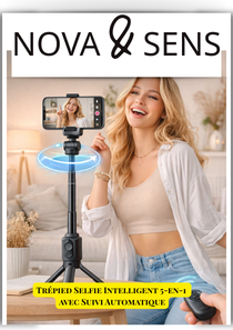 Trépied Selfie Intelligent 5-en-1 avec Suivi Automatique